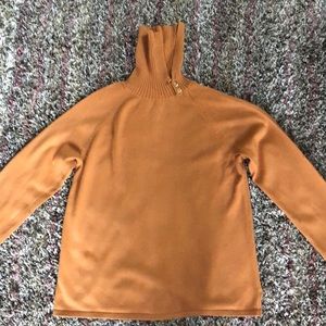 Linea burnt orange turtle neck sweater
